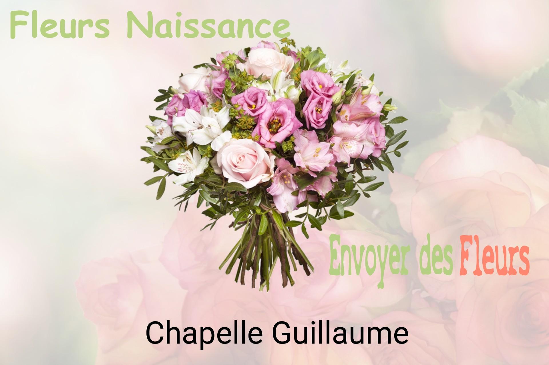 Bouquet de fleurs de naissance livré à Chapelle-Guillaume