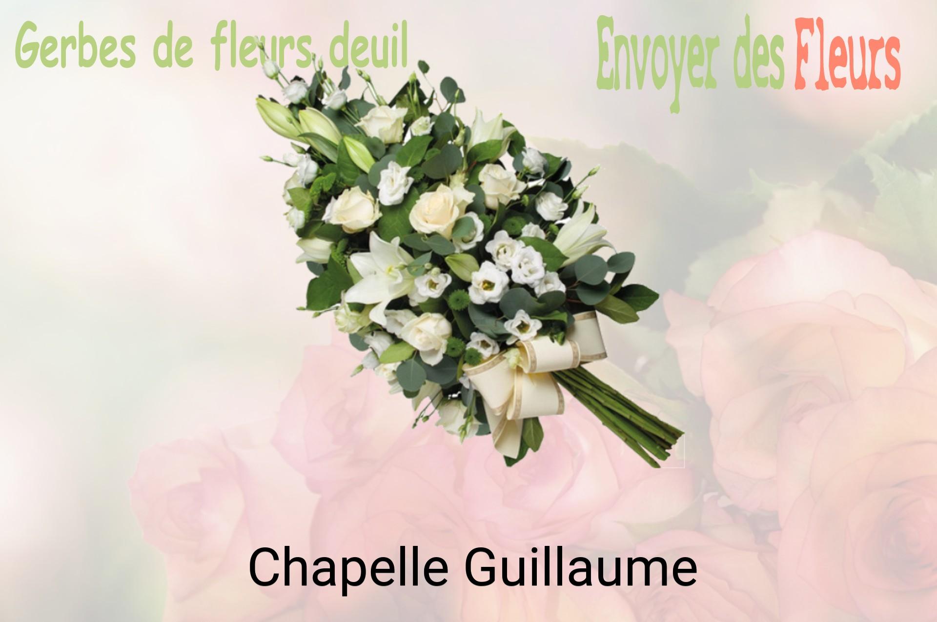Gerbe de fleurs de deuil livrée à Chapelle-Guillaume